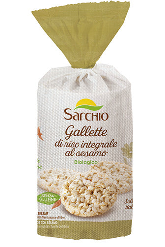 Rice cakes with sesame