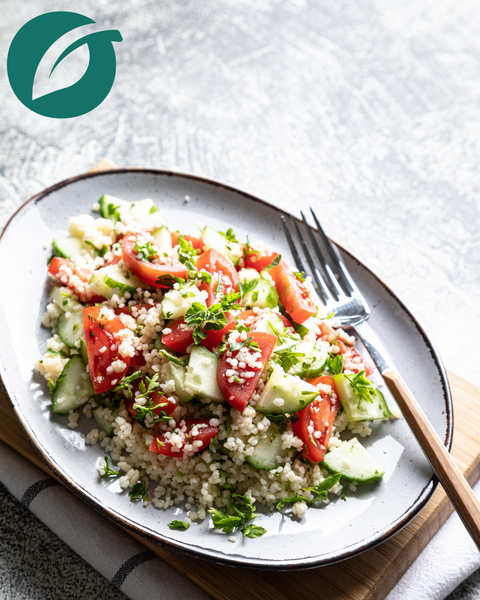 Mediterranean Couscous Salad with Citrus Vinaigrette