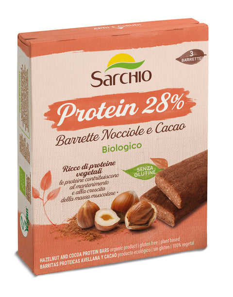 Hazelnut and cocoa protein bars