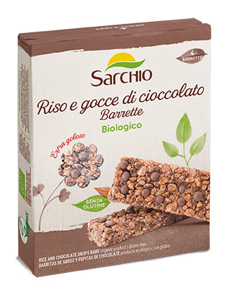 Rice and chocolate drops bars